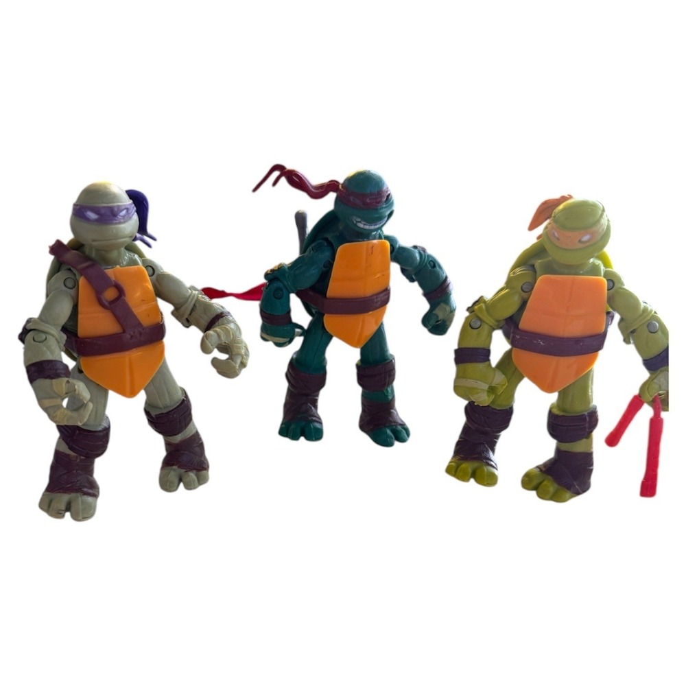 Teenage Mutant Ninja Turtles 2012 Action Figures Raphael Donatello Michelangelo
